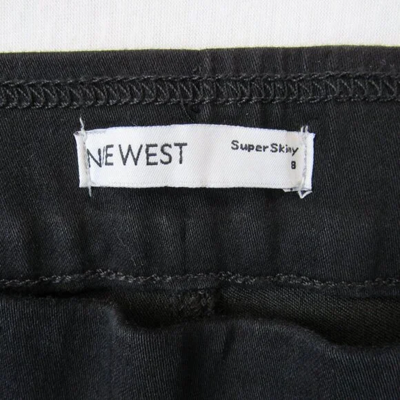 Nine West Black Pull-On Jegging Women's Size 8 Mid Rise Stretch Comfort Waist - Picture 2 of 11